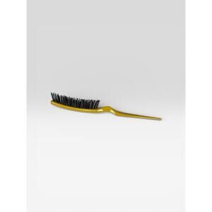 Vintage The Little Wonder Teasing Slim Hair Brush Nylon Bristles Yellow 8.75”